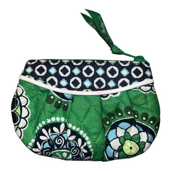 Vera Bradley Lot of 5 Wallets & Small Bags Cupcakes Green Lavender Meadow GUC - Picture 2 of 13